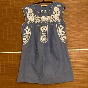 Tory Burch size S blue tunic